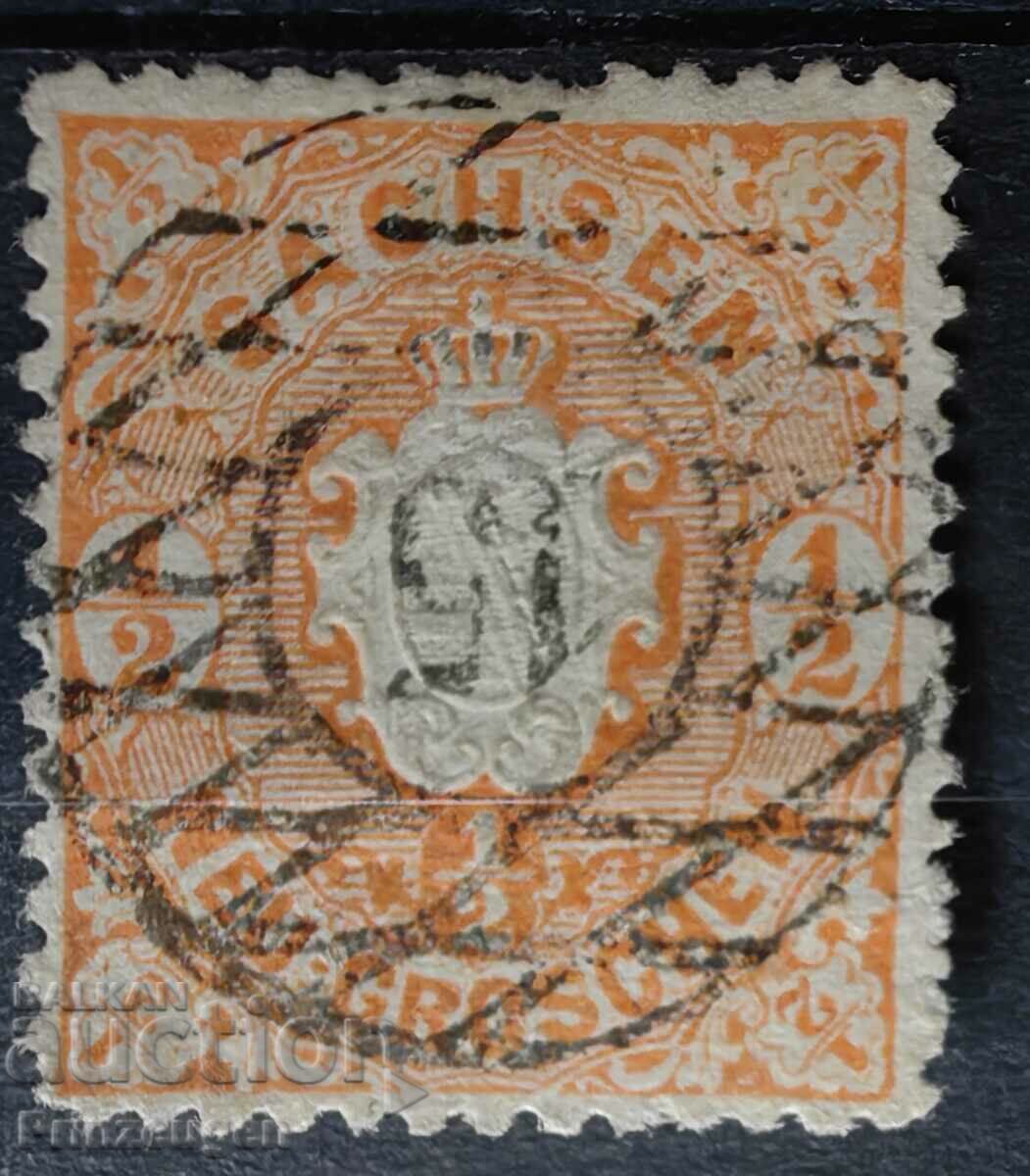 Germania Veche - Saxonia 1863 - Michel nr 15