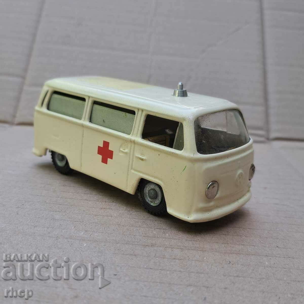 VW Transporter old CKO German toy model ambulance