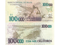 tino37- BRAZILIA - 100000 CRUZEIROS - 1993 - UNC
