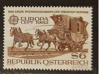 Австрия 1982 Европа CEPT Коне MNH