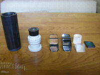Optical prisms, lenses and filter.