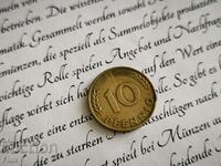 Κέρμα - Γερμανία - 10 Pfennig | 1950; Σειρά Δ