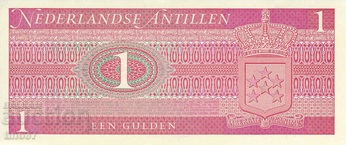Auction tino37- NETHERLANDS ANTILLES - 1 GULDEN - 1970 - AU Auction tino37- NETHERLANDS ANTILLES - 1 GULDEN - 1970 - AU