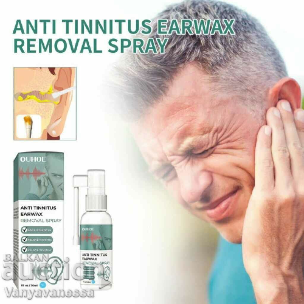 Spray de curățare a urechilor pentru a calma durerea și zgomotul