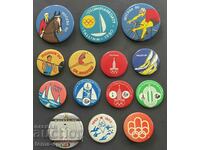 496 USSR lot of 14 Olympic signs Olympics Moscow 1980.