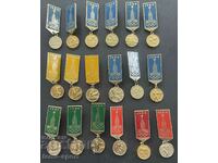 499 USSR lot of 18 Olympic signs Olympics Moscow 1980.
