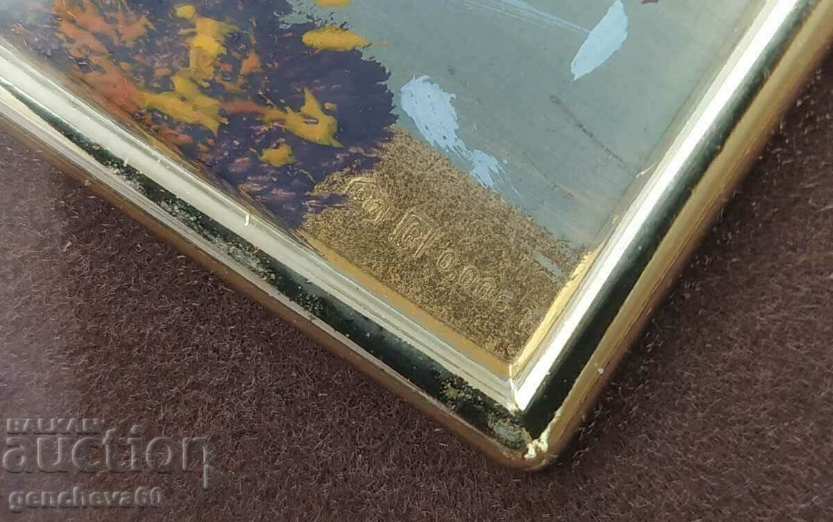 Painting landscape gold foil certificate, signature with price 30.00 BGN | € 15.34 Painting landscape gold foil certificate, signature with price 30.00 BGN | € 15.34