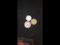 Царски монети 20, 10, 5 стотинки