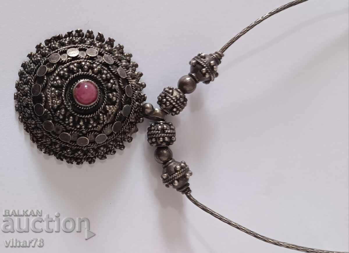 Old silver necklace - 5 Old silver necklace - 5