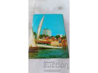 Пощенска картичка Слънчев бряг Изглед 1974