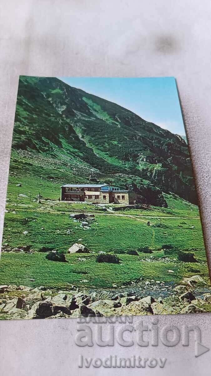 Пощенска картичка Рила Хижа Заврачица 1989