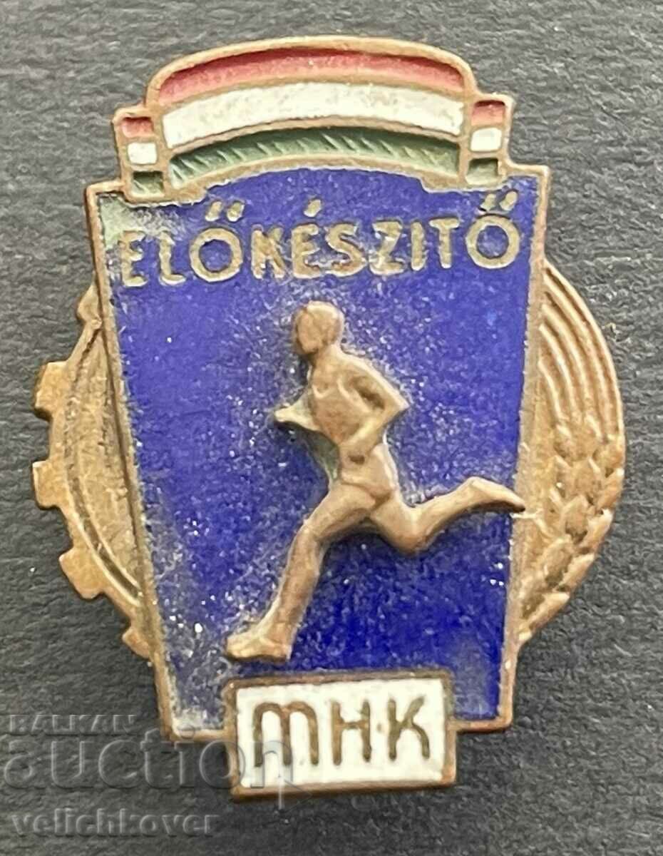 37638 Hungary GTO badge Ready for Labor and Defense enamel 1950s