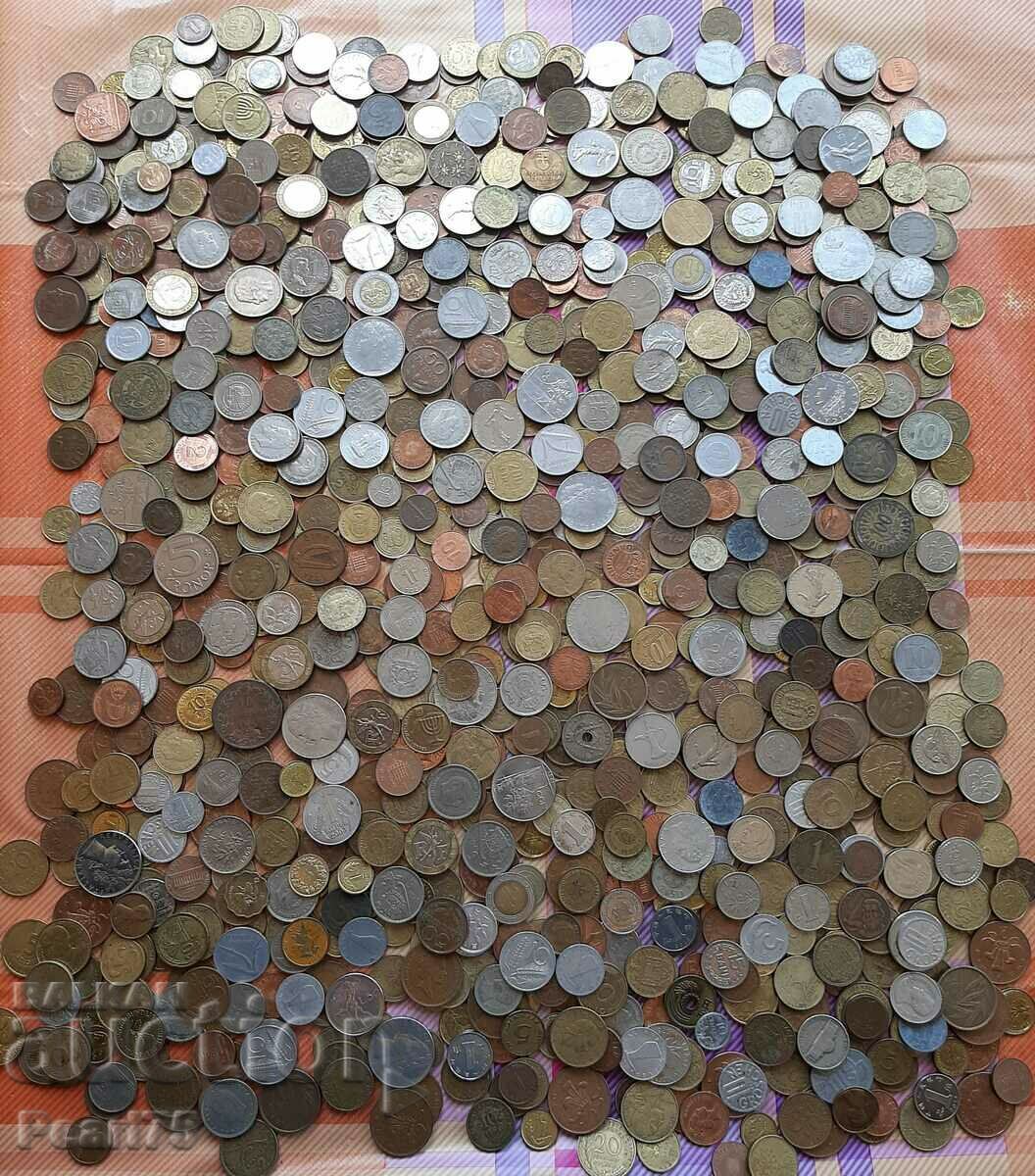 Τεράστια πολλά νομίσματα 1100 τμχ.
