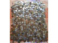 Огромен  лот монети 1100 бр.