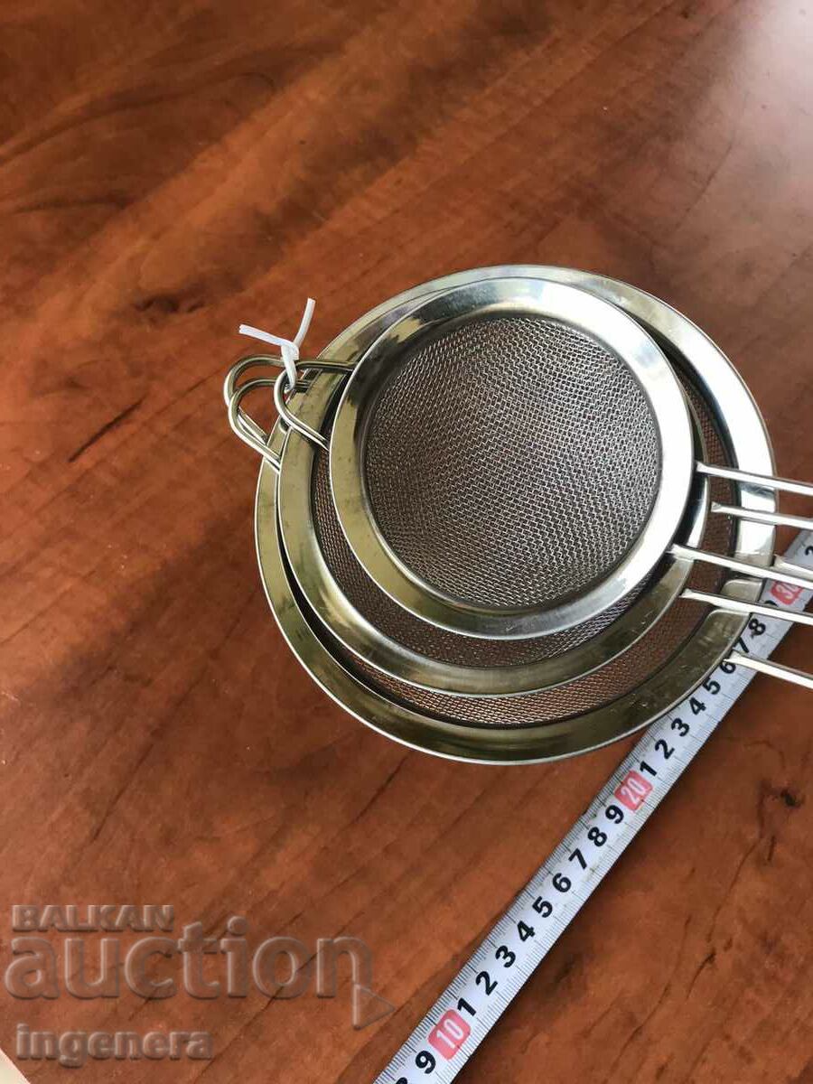 Auction KITCHEN COISER FINE METAL SET OF 3 PCS. NEW SALE Auction KITCHEN COISER FINE METAL SET OF 3 PCS. NEW SALE