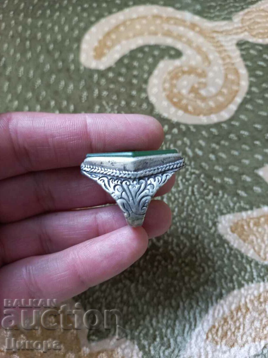 Δημοπρασία ΠΑΛΙΟ ΤΟΥΡΚΙΚΟ ΟΘΩΜΑΝΙΚΟ ΑΣΗΜΕΝΙΟ ΔΑΧΤΥΛΙΔΙ ΜΕ ΠΕΤΡΑ Δημοπρασία ΠΑΛΙΟ ΤΟΥΡΚΙΚΟ ΟΘΩΜΑΝΙΚΟ ΑΣΗΜΕΝΙΟ ΔΑΧΤΥΛΙΔΙ ΜΕ ΠΕΤΡΑ