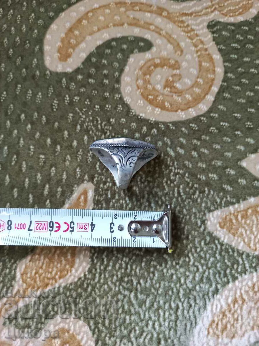 ΠΑΛΙΟ ΤΟΥΡΚΙΚΟ ΟΘΩΜΑΝΙΚΟ ΑΣΗΜΕΝΙΟ ΔΑΧΤΥΛΙΔΙ ΜΕ ΠΕΤΡΑ - 5 ΠΑΛΙΟ ΤΟΥΡΚΙΚΟ ΟΘΩΜΑΝΙΚΟ ΑΣΗΜΕΝΙΟ ΔΑΧΤΥΛΙΔΙ ΜΕ ΠΕΤΡΑ - 5