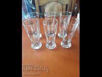 6 new glass cups