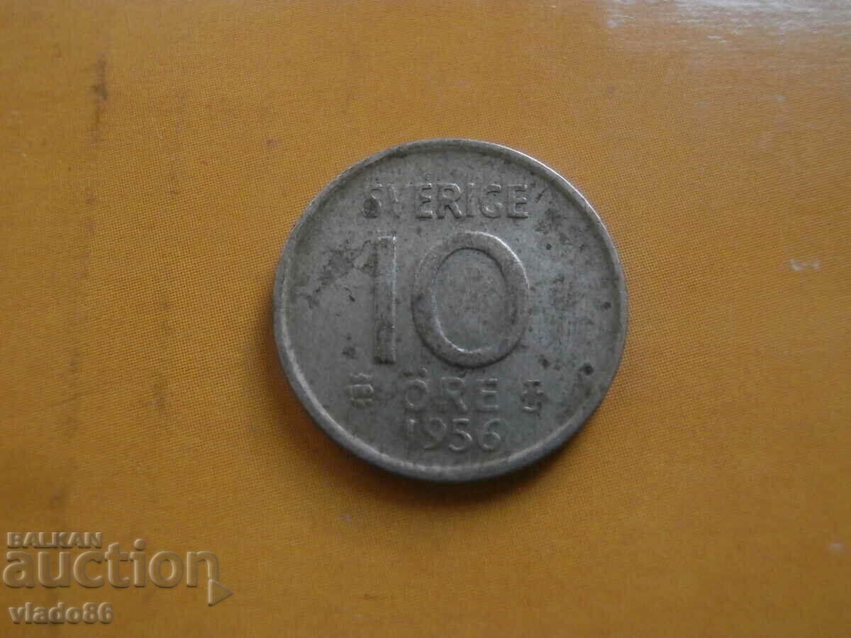 Silver coin 10 jore 1956 Sweden