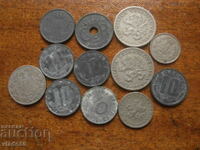 Lot of old European coins