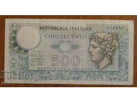 500 lire 1974, Italia