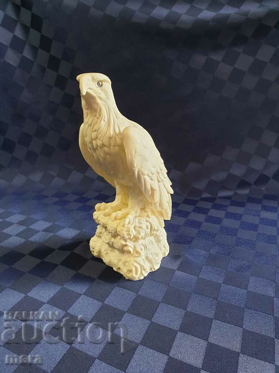 Massive plastic of a white eagle