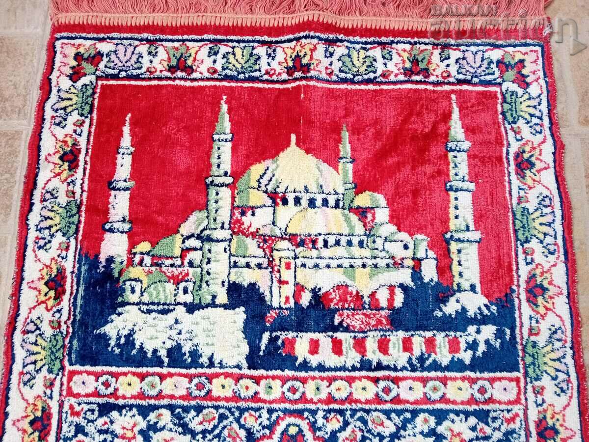 antique prayer rug with price 41.00 BGN | € 20.96 antique prayer rug with price 41.00 BGN | € 20.96