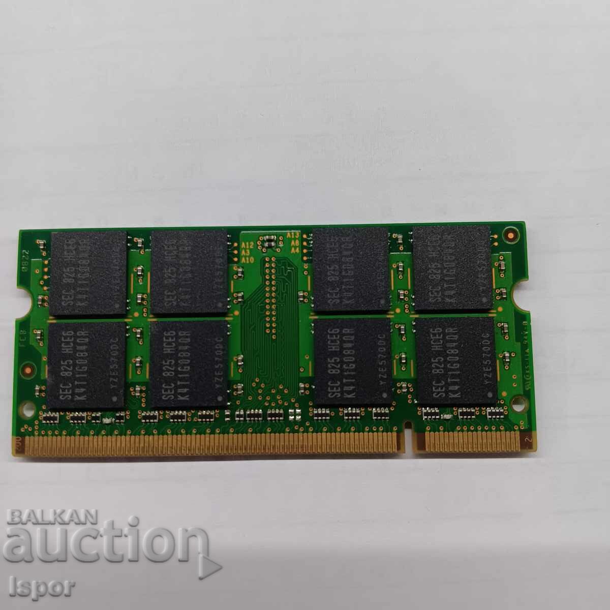 Auction RAM for laptop 2 Gb Auction RAM for laptop 2 Gb