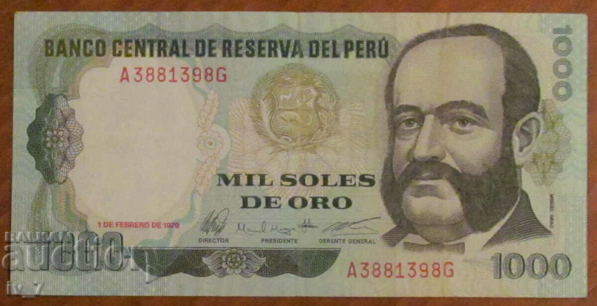 1000 SOL 1979, PERU