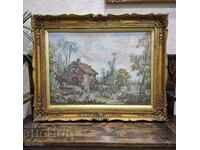 Original tapestry "The Mill" by Boucher