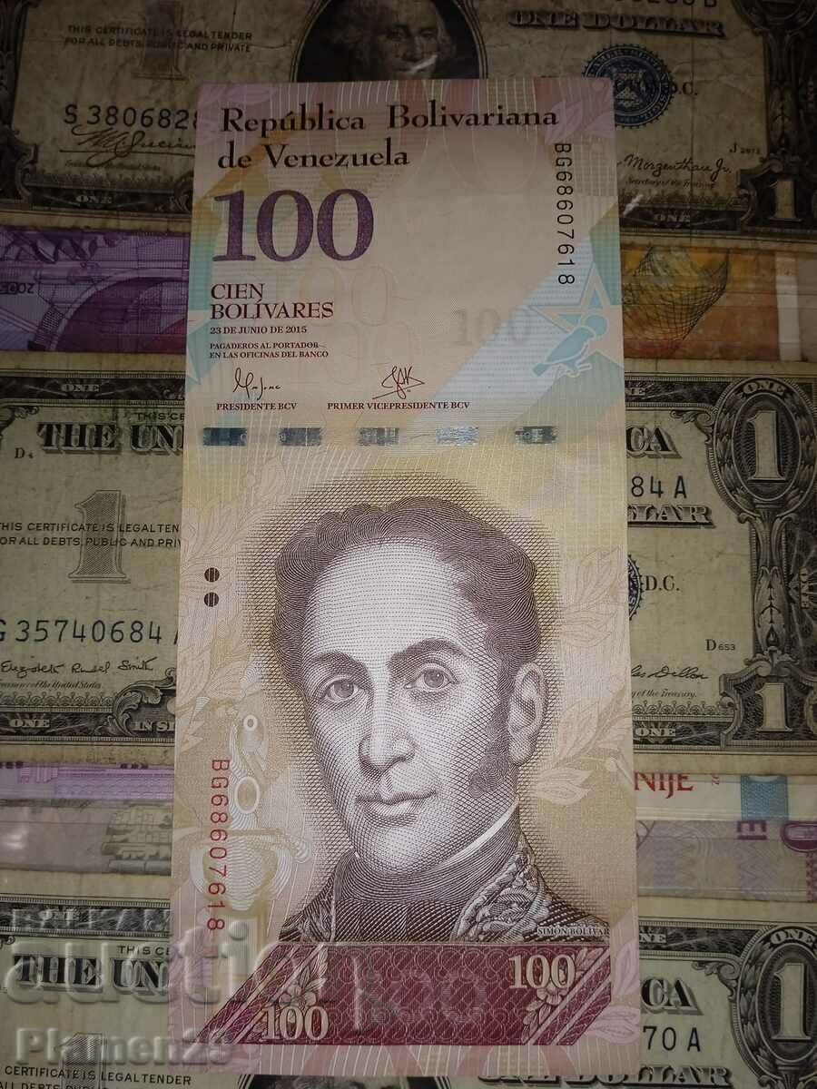 Selling 100 cien bolivares
