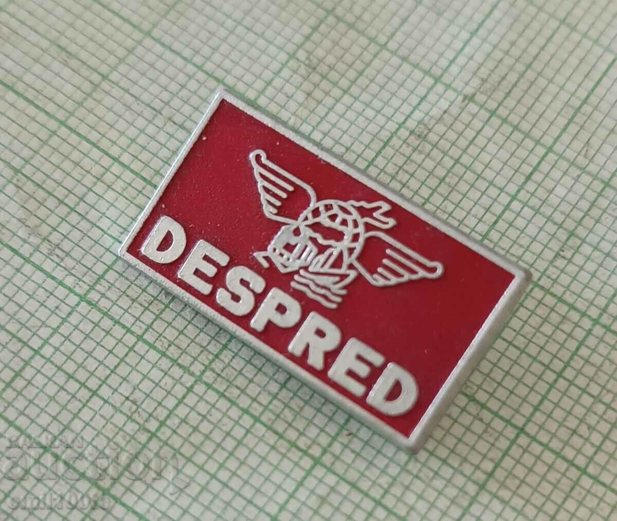 Badge - Despred DESPRED with price 3.00 BGN | € 1.53
