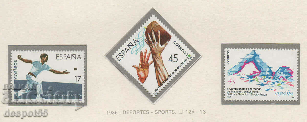 1986. Spain. Sport events.