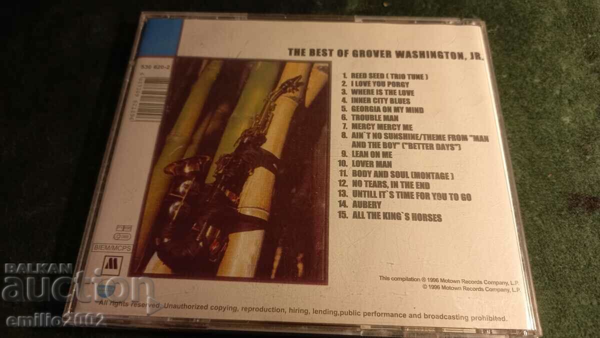 Licitație CD audio Groover Washington jr