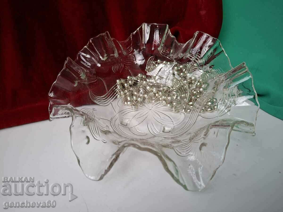 Beautiful retro glass fruit bowl - 5 Beautiful retro glass fruit bowl - 5