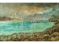 Εικόνα, τοπίο, θάλασσα, Dalian, τέχνη. Fanto's, δεκαετία του 1990