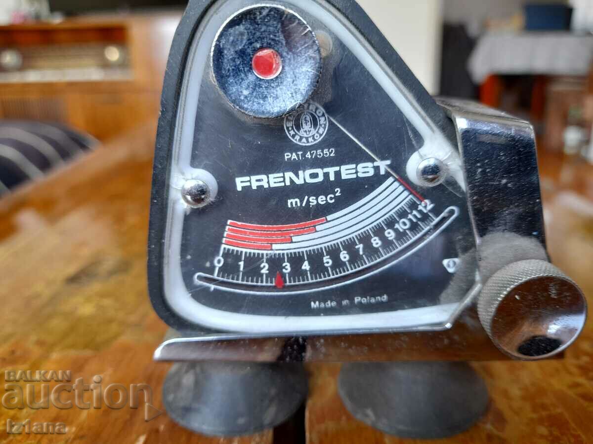 An old Frenotest car brake tester with price 37.00 BGN | € 18.92 An old Frenotest car brake tester with price 37.00 BGN | € 18.92