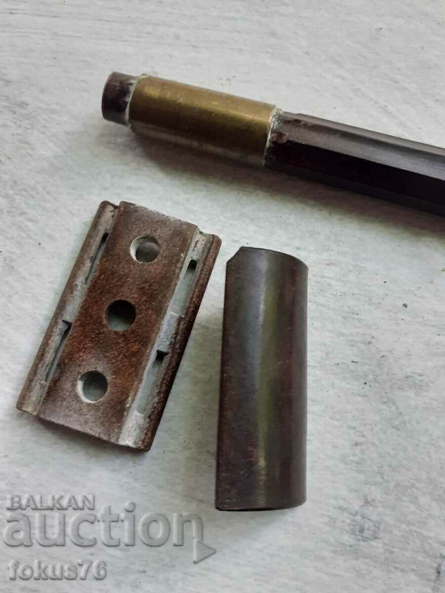 Стара английска самобръсначка бакелит и бронз - 5 Стара английска самобръсначка бакелит и бронз - 5