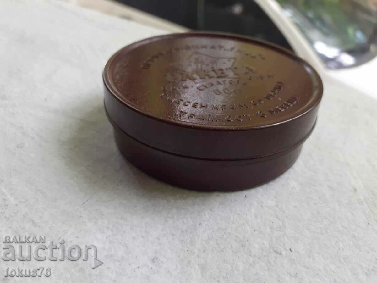 Auction  Old bakelite shoe polish box Rocket