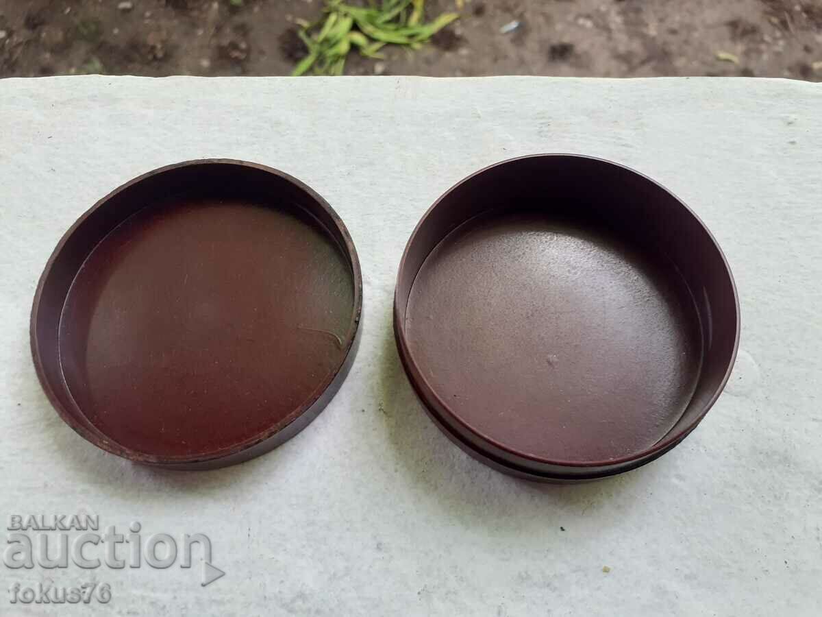 Old bakelite shoe polish box Rocket - 5