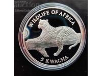 Сребро 5 Квача Леопард 1997 Малави