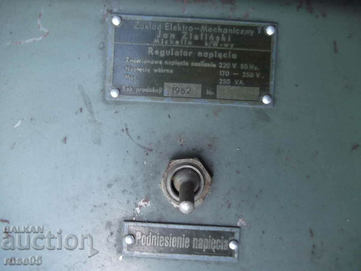 Voltage stabilizer Polish from the early social working - 7 Voltage stabilizer Polish from the early social working - 7