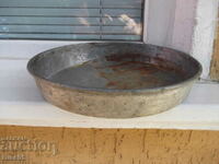 Old tinned copper pan - 0.531 kg.