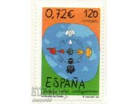 2001. Spain. World Post Day.