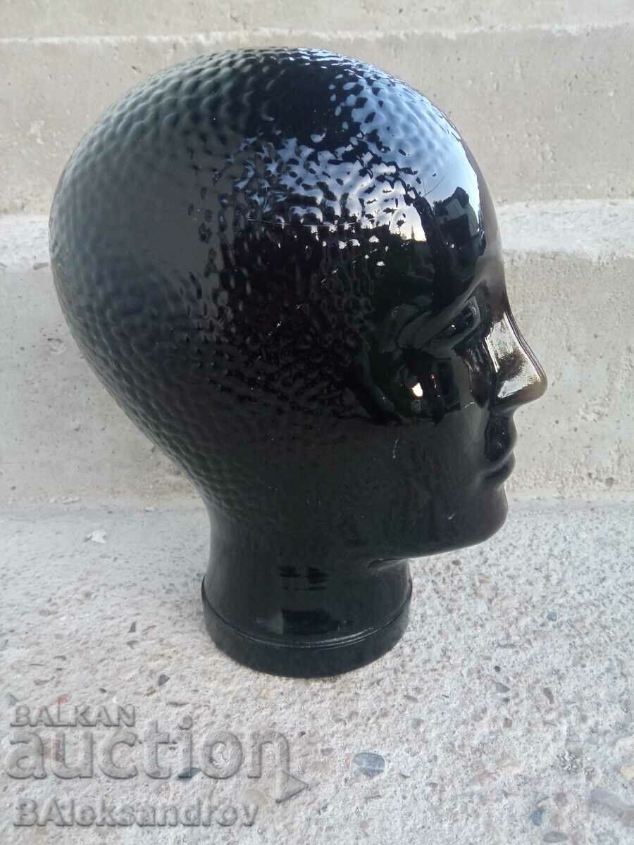 Glass head, hat mannequin with price 92.00 BGN | € 47.04