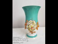 German porcelain hand painted vase 1930 year