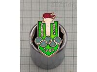 MOSCOW OLYMPICS 1980 TORCH BADGE