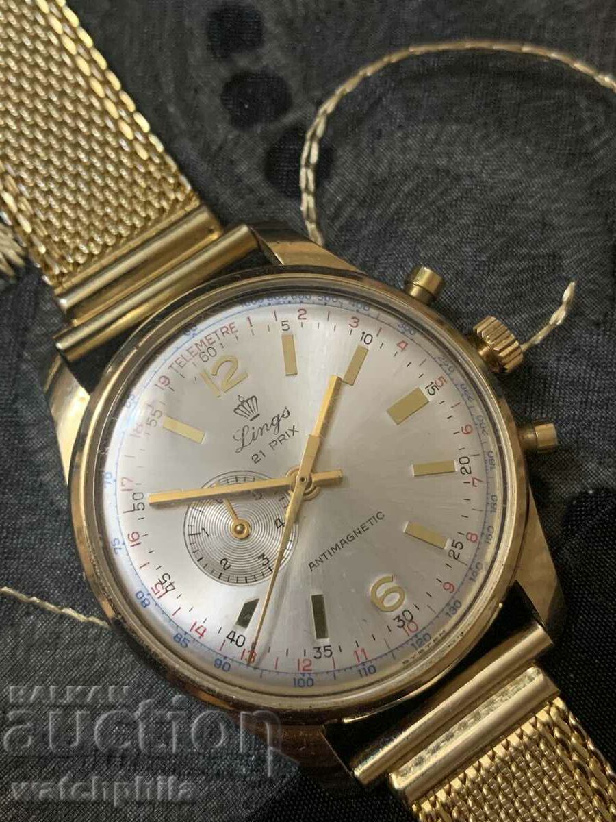 Lings Chronograph Men's Watch. Did not work. A healthy balance