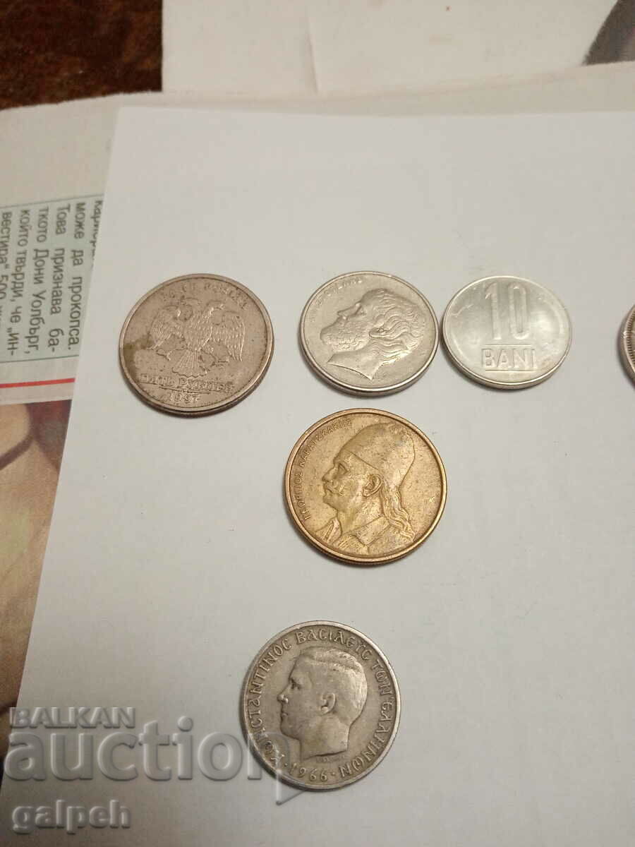 Auction COINS - MIXED LOT - 12 PCS. - BGN 1.5. Auction COINS - MIXED LOT - 12 PCS. - BGN 1.5.