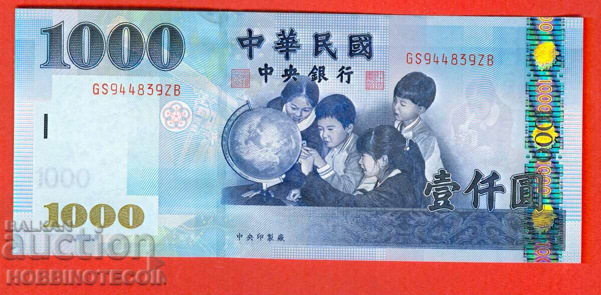 TAIWAN 1000 Emisiune de 1000 USD 2010 NOU UNC